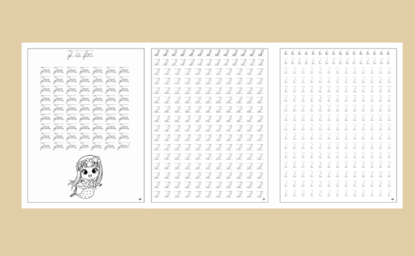 Mermaid Cursive Handwriting Workbook | Amazing For Students of All Walks of Life - Image 2