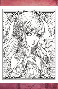 japanese anime girls examples of coloring pages pdf anime girls