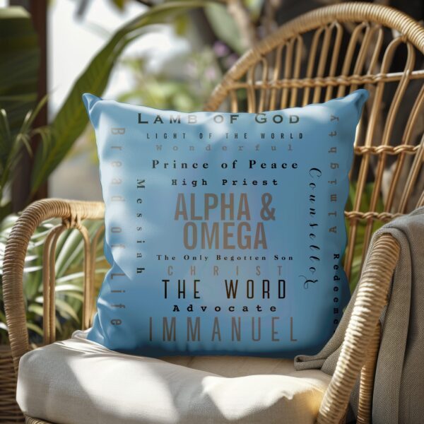 Throw Cushion Pillow - 17 Names of God Design - Image 5