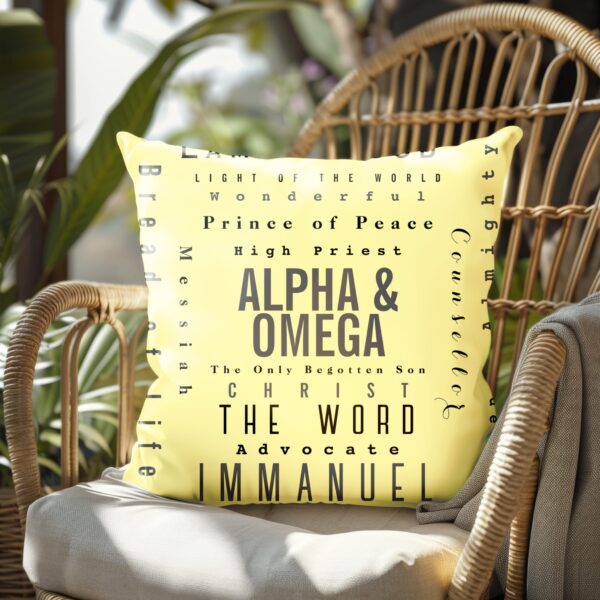 Throw Cushion Pillow - 17 Names of God Design - Image 7