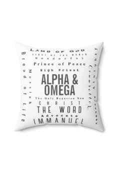 Throw Cushion Pillow - 17 Names of God Design