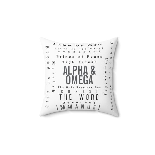 Throw Cushion Pillow - 17 Names of God Design
