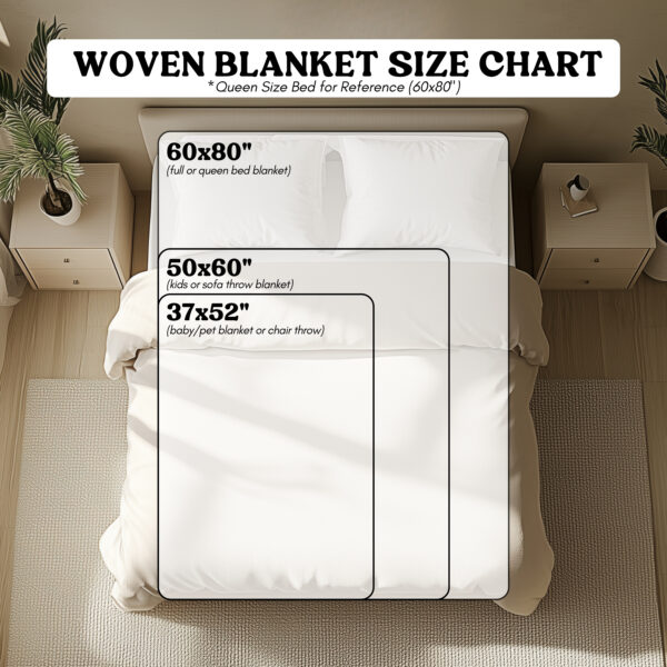 Floral Woven Blanket - Kindness Matters Floral Picnic Blanket for Women - Image 2