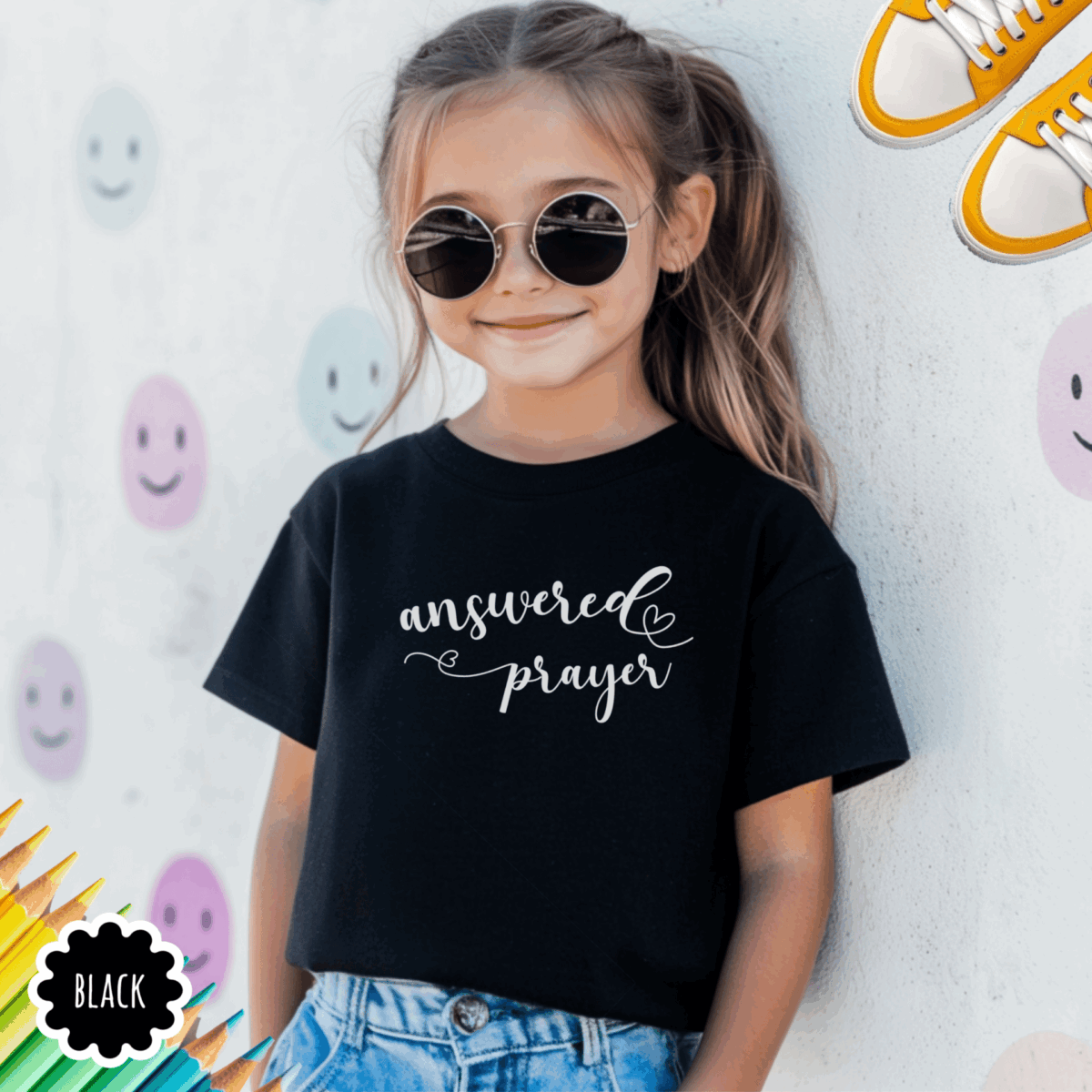 "Answered Prayer" Kids Tee - ✔ Currently Available In the United States - Image 3