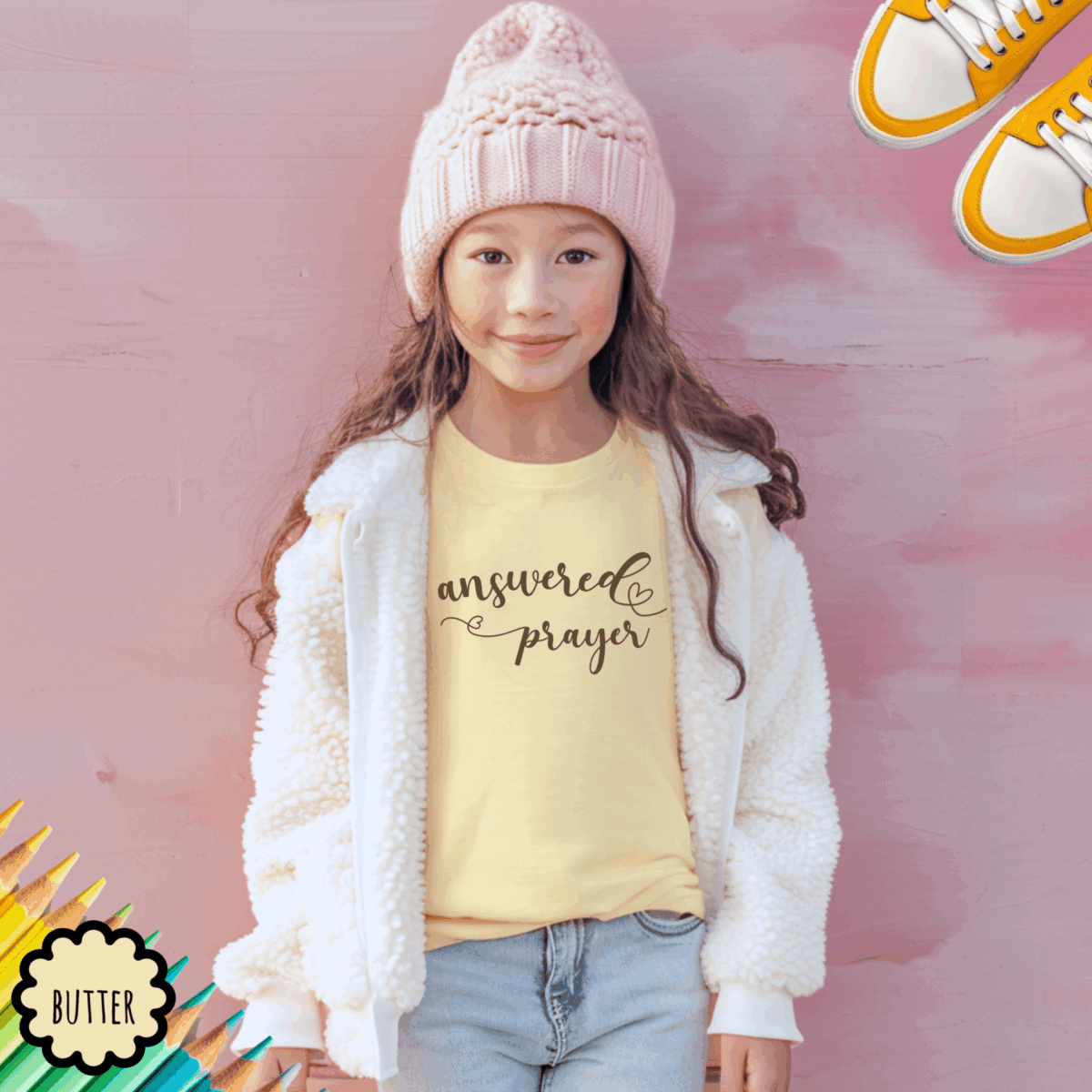 "Answered Prayer" Kids Tee - ✔ Currently Available In the United States - Image 2