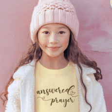 "Answered Prayer" Kids Tee - ✔ Currently Available In the United States